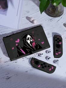 可爱宇航员保护壳兼容Switch，无需拆卸保护壳即可安装在底座上 - 彩色 - 查看 2
