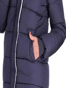 SAKERS OUTDOOR CLOTHING Chamarra Larga Mujer, Chaqueta Afelpada Cazadora Sakers - Azul Marino - Ver 5
