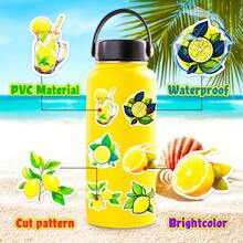 50入組檸檬主題防水美學貼紙套裝,適用於剪貼簿,行李,手機,汽車,水瓶,適合學生,青少年和成人