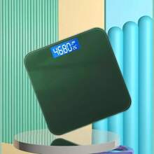 1 Pieza Báscula Electrónica Verde Para Medir La Grasa Corporal, Precisa Y Recargable - Verde - Ver 4