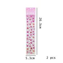 Jasmine Self-adhesive Graffiti Stickers - Blue - View 2