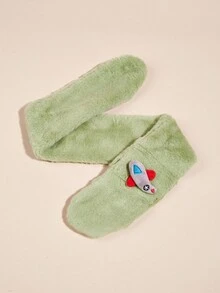 1pc Olive Green Pet Cat Dog Plush Scarf Neck Warmer Accessory - Green - View 4