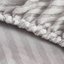 1pc Solid Jacquard Dustproof Chair Cover, Wear Resistant, High Elasticity, All Seasons, Office/home/living Room Universal Stretchy Chair Slipcover - Light Grey - View 7