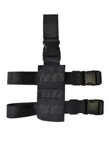 1Pc Drop Leg Holster Platform Thigh Leg Panel Adapter Attaching Molle Holster, Mag Pouch, Outdoor Hunting Accessories Waist Bag Leg Bags Thigh Bag Multifunctional Large Capacity Oversized Lightweight For Travel Vacation Hiking Outdoor Nylon Casual Release Buckle Gift For Men Men Gifts Gift For Boyfriend Gift For Boyfriend Black Bag Office Supplies Gift For Husband Dad Gift Valentines Gift Leg Bag Thigh Bag Business Casual For Commute Business - Black - View 7