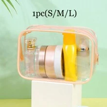 Fashionable And Simple Toiletry Bags For Men And Women, Waterproof Clear Cosmetic Pouches In Quart Size For Travel, Suitable For Both Genders, Can Be Carried Onboard Airplanes And Given Makeup Bag Makeup Bags Makeup Organizer Make Up Organizer Makeup Storage Makeup Pouch Make Up Pouch Back To School Supplies