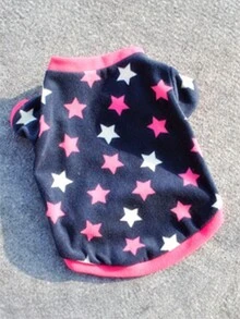 1 件中小號寵物秋冬保暖天鵝絨連帽衫,搭配微絨襯裡 - 黑色 - 查看 3