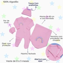 Baby Girls Sets - 粉色 - 查看 3