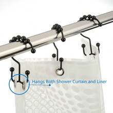 1pc Black Convenient Bath Hook - 1 item - View 3