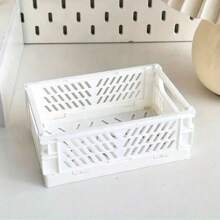 1pc Foldable Desktop Storage Box For Stationery, Office Supplies, School Supplies - Multicolor - View 11