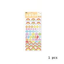 Rainbow Cartoon Collection Diy Decorative Sticker - Beige - View 1