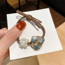 1根女士仿珍珠髮帶簡約優雅的日式髮帶,適用於日常使用