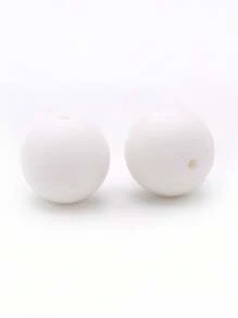 20入組15mm矽膠珠子,適用於嬰兒咬咬和diy珠寶製作,糖果色圓形散珠 - 彩色 - 查看 67