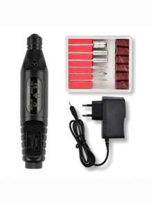 1 Pulidor Drill para uñas, con 6 puntas distintas - Negro - Ver 2