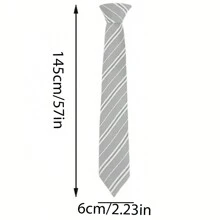 1 Cà Vạt Cổ Điển Lấy Cảm Hứng Từ Trường Học Họa Tiết Sọc chéo, Cosplay Phụ Kiện Cho Áo Choàng Của Harry, Thích Hợp Cho Trang Phục, Phù Hợp Với Công Việc - màu xanh lá - Xem 2