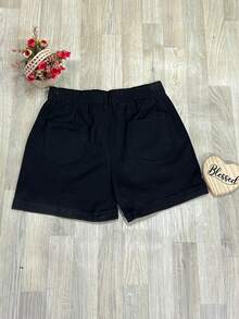 Short sarja - Preto - Visão 2