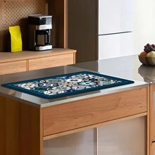 矽膠珪藻泥水墊,廚房防濺水墊,咖啡機墊,搭載技術加橡膠材質,30*40cm - 印象 - 查看 8