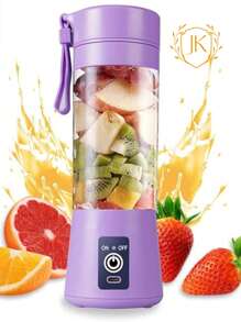 JK Mini Licuadora portátil recargable 380ml - Multicolor - Ver 2