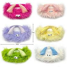 趣味条纹角形长发头带 6 件 - 彩色 - 查看 1