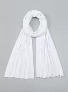 قطعة واحدة وشاح كبير جديد للنساء، وشاح منديل رأس ناعم، عمامة لون سادة، ملحقات عبايات وقبعات للنساء