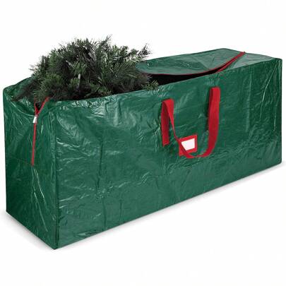 Large Christmas Tree Storage Bag, Suitable For Detachable Trees Up To 9 Feet Tall, 30 Inches High X 15 Inches Wide X 65 Inches Long, Waterproof, Heavy-Duty, Stylish Dual Zipper And Great Handle Halloween Decor, Christmas Decorations, Birthday Decorations, Autumn Decor, Wedding Box/Gift, Christmas Gifts, Gift Box, Pumpkin, Cup Accessories, For Mother's Day , Bridesmaid Gifts , Graduation Gifts , Birthday Gifts,Wedding Gifts,Birthday,Bride,Wedding