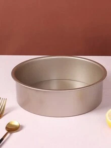 3入組聖誕節蛋糕模具套裝,碳鋼材料烤盤,適用於烘焙麵包、披薩和蛋糕製作,適用於家庭聚會派對中的自製廚房工具 - 金色 - 查看 8