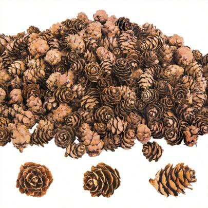 20/50Pcs DIY Fake Pine Convenient Mini Decorative Pinecone Cones Fall Winter Holiday Artificial Pine Realistic Home Wreath Gift Decoration, Valentine Day, Gift Gifts Birthday Graduation,Fake Plants