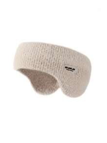 1pc Winter Women'S Ear Warmer For Motorcycling, Windproof & Keep Ears Warm - Khaki - View 4