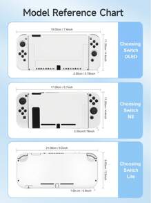 可爱宇航员保护壳兼容Switch，无需拆卸保护壳即可安装在底座上 - 彩色 - 查看 9