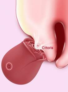 Vibrador en forma de rosa para mujeres, estimulador de succión para el punto G y el clítoris, juguete sexual impermeable para masturbación femenina y parejas, regalo de Navidad