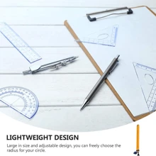 Precision Compass With Pencil, Large Diameter Adjustable Divider, Marking And Scribing Compass For Teachers - Orange - View 4