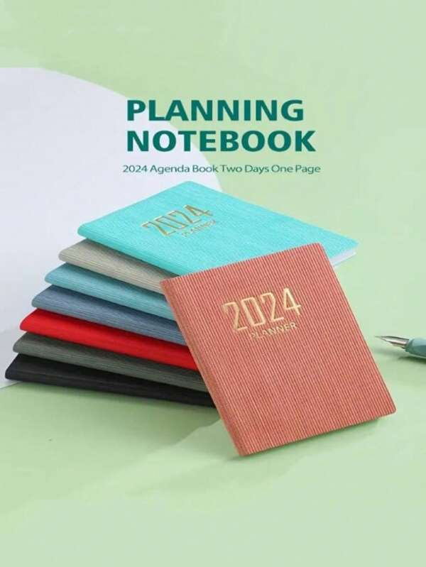 In Stock 2023 English Diary, A7 Daily Planner Notebook For 2024 SHEIN USA