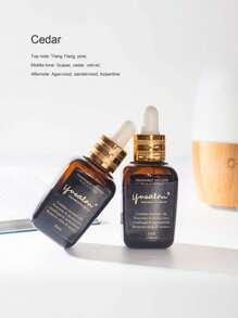 1 件裝雪松香精油,附滴管,適用於香薰擴散器、燈、爐子、木片、石頭和作為汽車香薰補充劑、高端香水替代品 - 雪松 - 查看 1