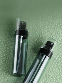 1 Pezzo Bottiglia Spray Portatile Da 30 Ml/60 Ml/80 Ml/100 Ml/120 Ml Con Ugello A Nebulizzazione Ultrafine Separato Per Cosmetici, Idratazione Viso Durante I Viaggi - Grigio - Visualizzare 3