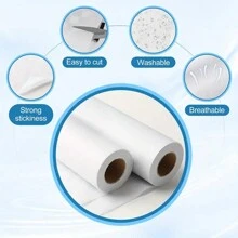 1 Cuộn , 12 Inch * 15 , Vải không dệt Nóng chảy , Sắt-Bật Và Thủ công May , Và , Quần áo , Đồ thủ công DIY , Quần áo , Túi , Nhà  Trang trí - trắng - Xem 9