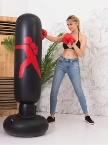 Pair Of Boxing Gloves For Men And Women, Sanda Fighting Martial Arts Protective Boxing, Training Muay Thai Gloves, Fitness Supplies, Thickened Design, Strong And Durable - Red - View 2