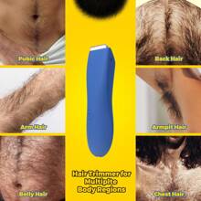 Manscaped 男士球部修剪器,電動身體削毛套裝,完美的美容工具,濕/乾充電男用刮鬍刀清倉,襠部和陰毛護理衛生刀片,家用理髮器 - 男性禮物 - 藍色 - 查看 10