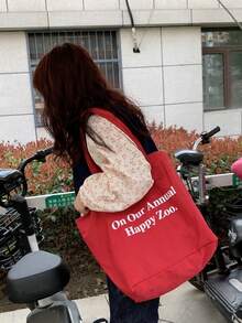 夏季超級新鮮的歐美風格,法式印花格子花卉潮流肩袋,返校季學生布袋,購物袋,聖誕節紅色單品包裝袋,聖誕禮物袋。聖誕快樂!