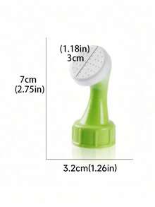 2入組綠色創意園藝花卉種植工具,小噴頭的澆水器,適用於家庭盆栽植物澆水、帶小噴頭的噴霧瓶、灑水器工具、花園花卉和植物用品、花園陽台園藝美化種植用品、花盆及容器配件