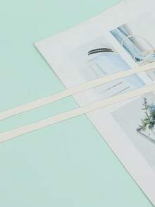 1雙130cm時尚扁帶鞋帶,適用於平底鞋,休閒鞋 - 米色 - 查看 4