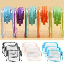 Fashionable And Simple Toiletry Bags For Men And Women, Waterproof Clear Cosmetic Pouches In Quart Size For Travel, Suitable For Both Genders, Can Be Carried Onboard Airplanes And Given Makeup Bag Makeup Bags Makeup Organizer Make Up Organizer Makeup Storage Makeup Pouch Make Up Pouch Back To School Supplies