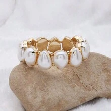 1pc Personalized Open Design Snake Print Pu Leather Bangle Bracelet - Geometry - View 16