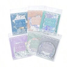 Snowy Ngôi đền Hình bông tuyết Hình dán - màu đen - Xem 7