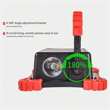 1pc Solar Powered Emergency Portable Handheld Lamp With Magnet - Solar panel + magnet - View 5