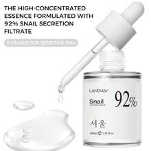 LANEMAY 1瓶100ml蝸牛精華,亮白緊緻淡化細紋,保濕滋潤精華 - 白色 - 查看 4