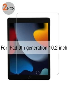 2pcs High Definition Transparent Explosion-proof Tempered Film, Compatible With Ipad Pro 11 12.9 9th 10th Mini 6 Air 5 7th 8th Curved-edge Screen Protector, Anti-explosion Tempered Glass - Clear - View 6
