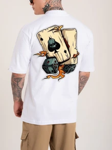 Men T-Shirts - 白色 - 查看 3