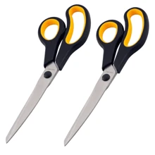 Juego De Centro De Vida Homefull Kit3 Tijeras De Acero Inoxidable Para Corte, Costura, Artesanía Doméstica Y Profesional - Negro - Ver 2