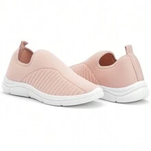 NỮ Giày nêm thể thao - Màu hồng gỉ - Xem 5