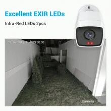 ANNKE 5MP Super HD Security Camera, IP67 Waterproof Bullet TVI Add-on Surveillance Camera for Outdoor & Indoor Use, Smart IR and EXIR 100ft/30m Night Vision - 美規插頭 - 查看 3