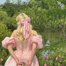 3 件优雅复古纯色发饰，带丝带飘带，适合日常佩戴、礼物、聚会、学校 - 彩色 - 查看 7